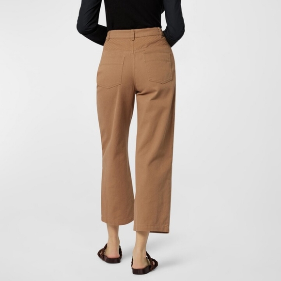 Joie Lierre quilted wide leg cropped pants size 4 - Picture 2 of 16